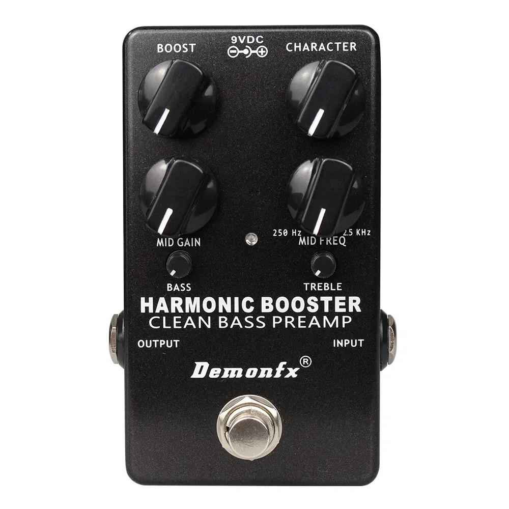 Color: Bronzed - Demonfx High quality Guitar Effect Pedal Wah Distortion Overdrive Delay Reverb Compressor Booster Pedal
