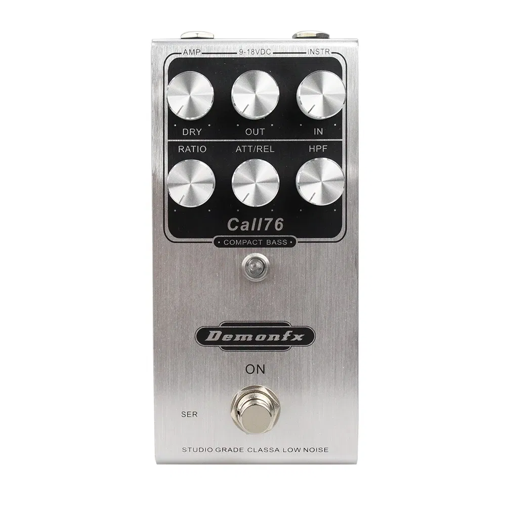 Color: Bronzed - Demonfx High quality Guitar Effect Pedal Wah Distortion Overdrive Delay Reverb Compressor Booster Pedal