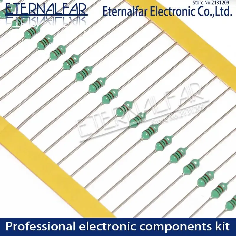 Volume: 12, Value of Resistance: 2R - 0307 1/4W 0410 1/2W 0510 1W Color Ring Inductors DIP Inductance 0.22uH 10mH 1 2.2UH 3.3 4.7UH 10 22 33UH 47 68 100 220 330 uH mH
