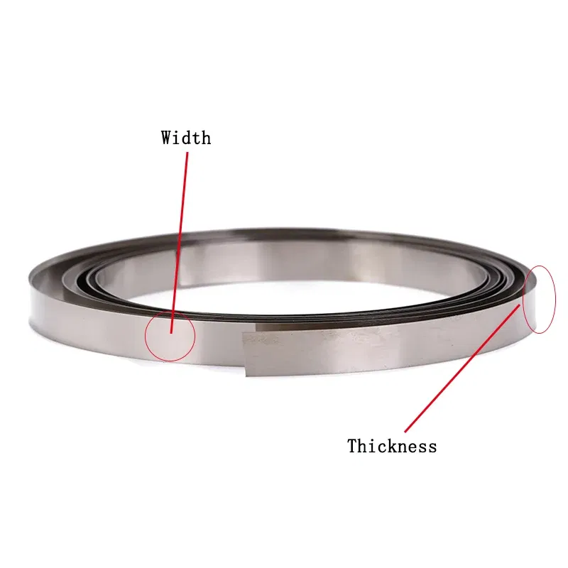 Color: Golden - 10M 0.1/0.12/0.15/0.2mm Nickel Plated Strip Tape for Li 18650/21700 Battery Spot Welding Compatible For Spot Welder Machine
