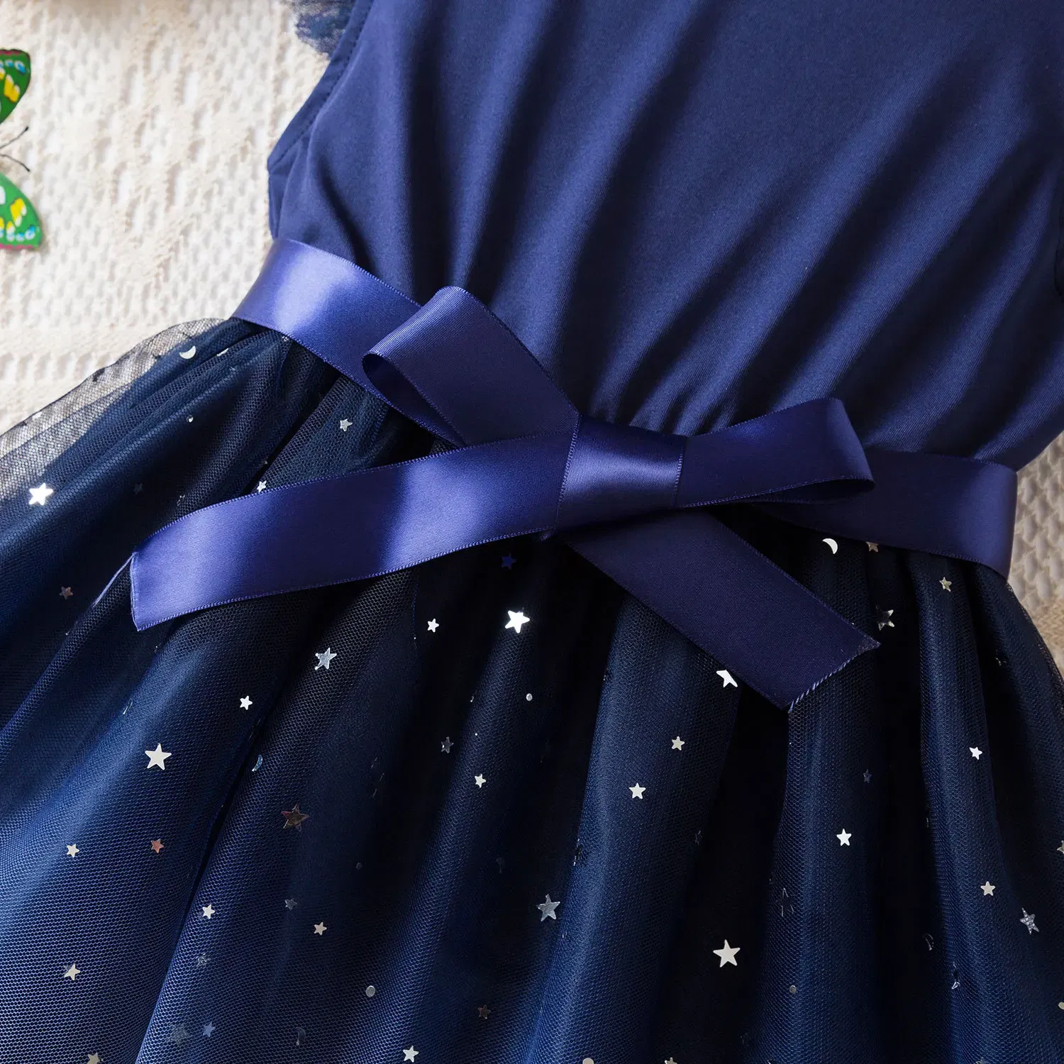 Color: PURPLE, Size: XS - Moana Summer Toddler Girl Dress Princess Star Baby Girls Clothes Tulle Tutu Dress for Children Party Dress 2-6Y