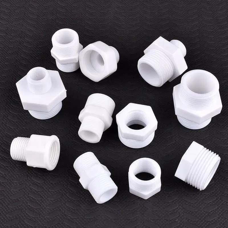 Color: Yellow, Diameter: 1/4'' - 2~20PCS 1/2"3/4"1"Inch PVC Male/Female Thread Equal Path/Reducer/Bushing Joint Fish Tank Garden Irrigation Water Pipe Connectors