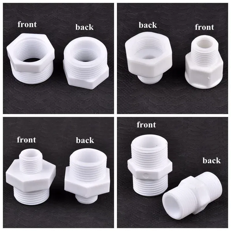 Color: Yellow, Diameter: 1/4'' - 2~20PCS 1/2"3/4"1"Inch PVC Male/Female Thread Equal Path/Reducer/Bushing Joint Fish Tank Garden Irrigation Water Pipe Connectors