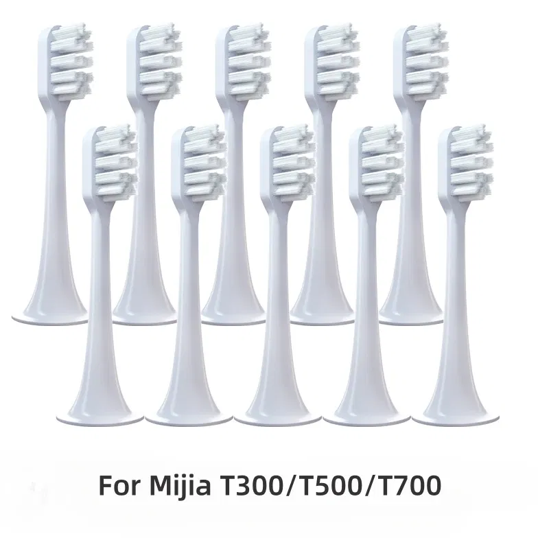 Color: Gold - For Xiaomi Mijia T300 T500 T700 Ultrasonic For Mijia Mi Electric Toothbrush Nozzles High-density Replacement Tooth Brush Head