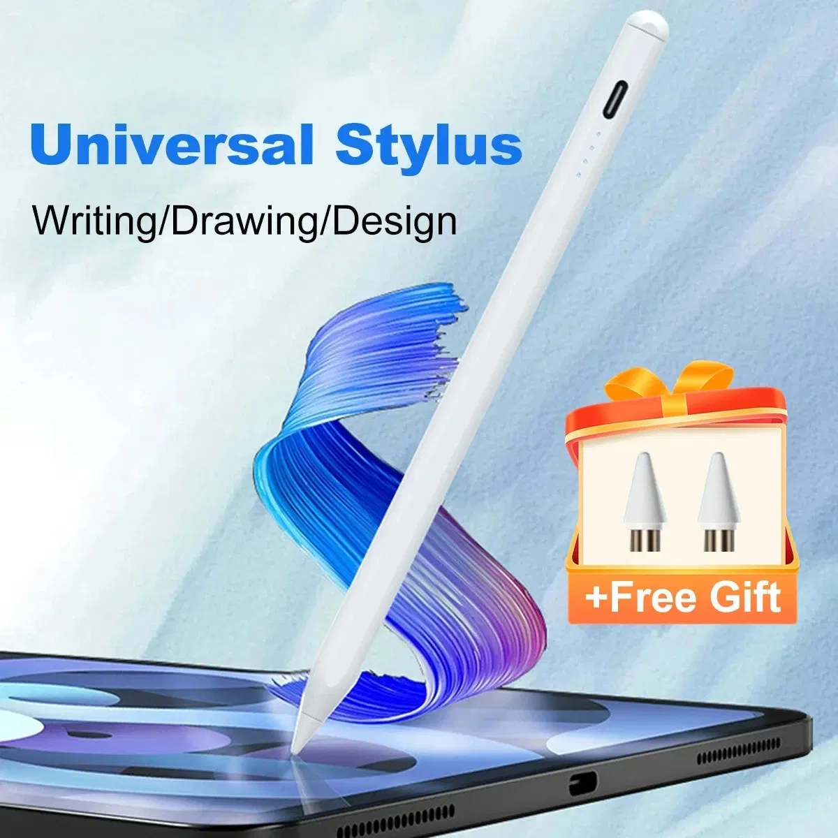 Stylus Pen for  Ios Android Capacitive Screen Touch Pen for Ipad Apple Pencil for Huawei Xiaomi Tablet Pen With Power Display