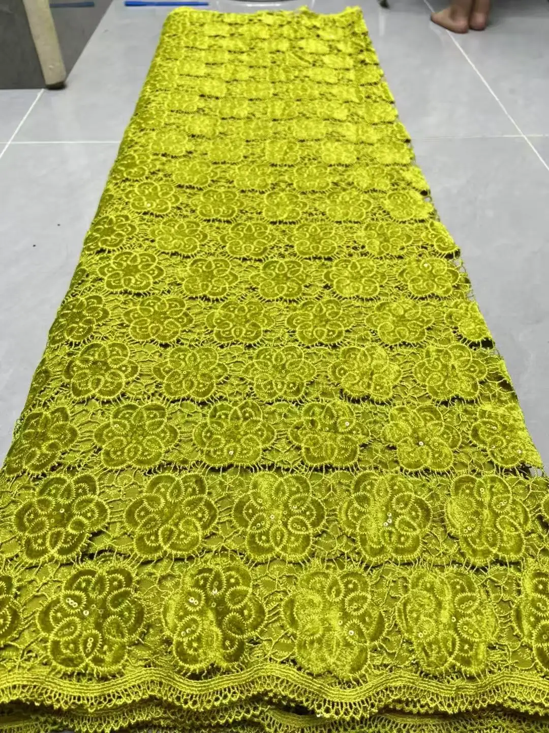 Color: SKY BLUE, Width: 120cm, Length: 5 yards - Laser Cut Guipure Velvet Lace Fabric 2025 African Nigerian French Velvet Lace Fabric Luxury Korea Lace For Wedding Party Sewing