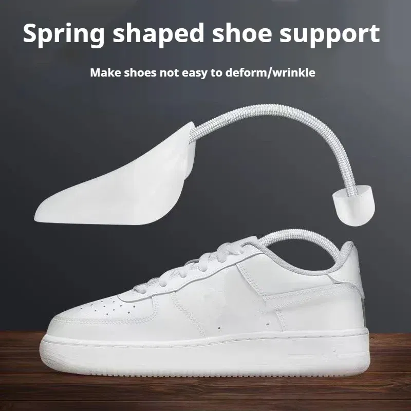 Color: Blue, Ships From: CHINA - Household 1 Pairs Plastic shoes Holder Stretcher Shaper Adjustable Length Shoe Trees Support Prevent Deformation Wrinkle Crease