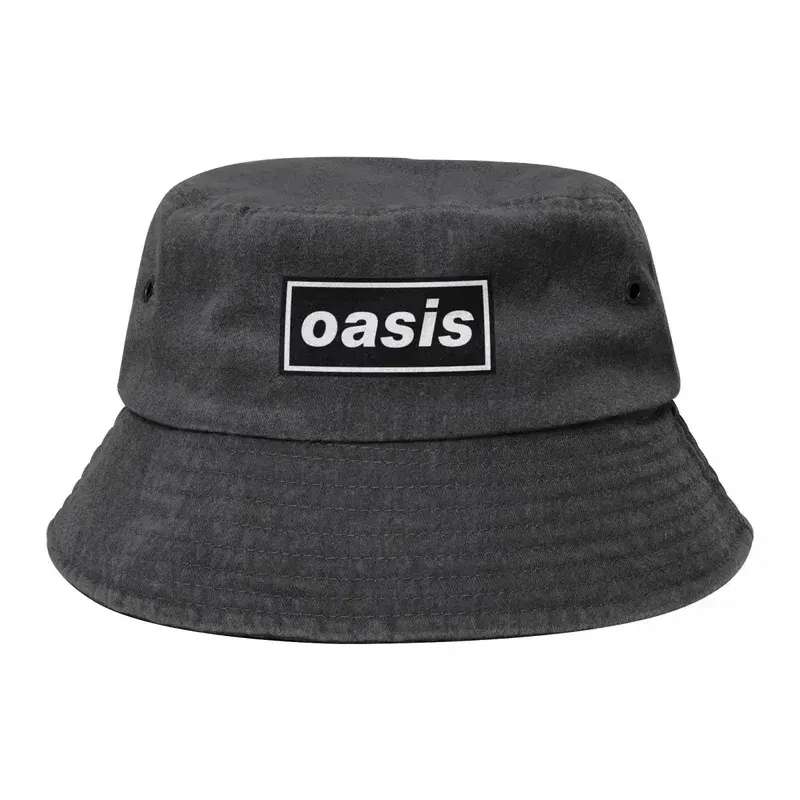 Color: black - Y2K Dont Lock Back In Anger***-$$Band-*******************OASIS Bucket Hat
