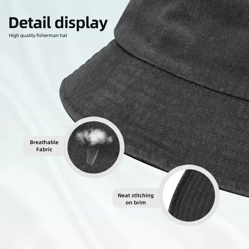 Color: black - Y2K Dont Lock Back In Anger***-$$Band-*******************OASIS Bucket Hat