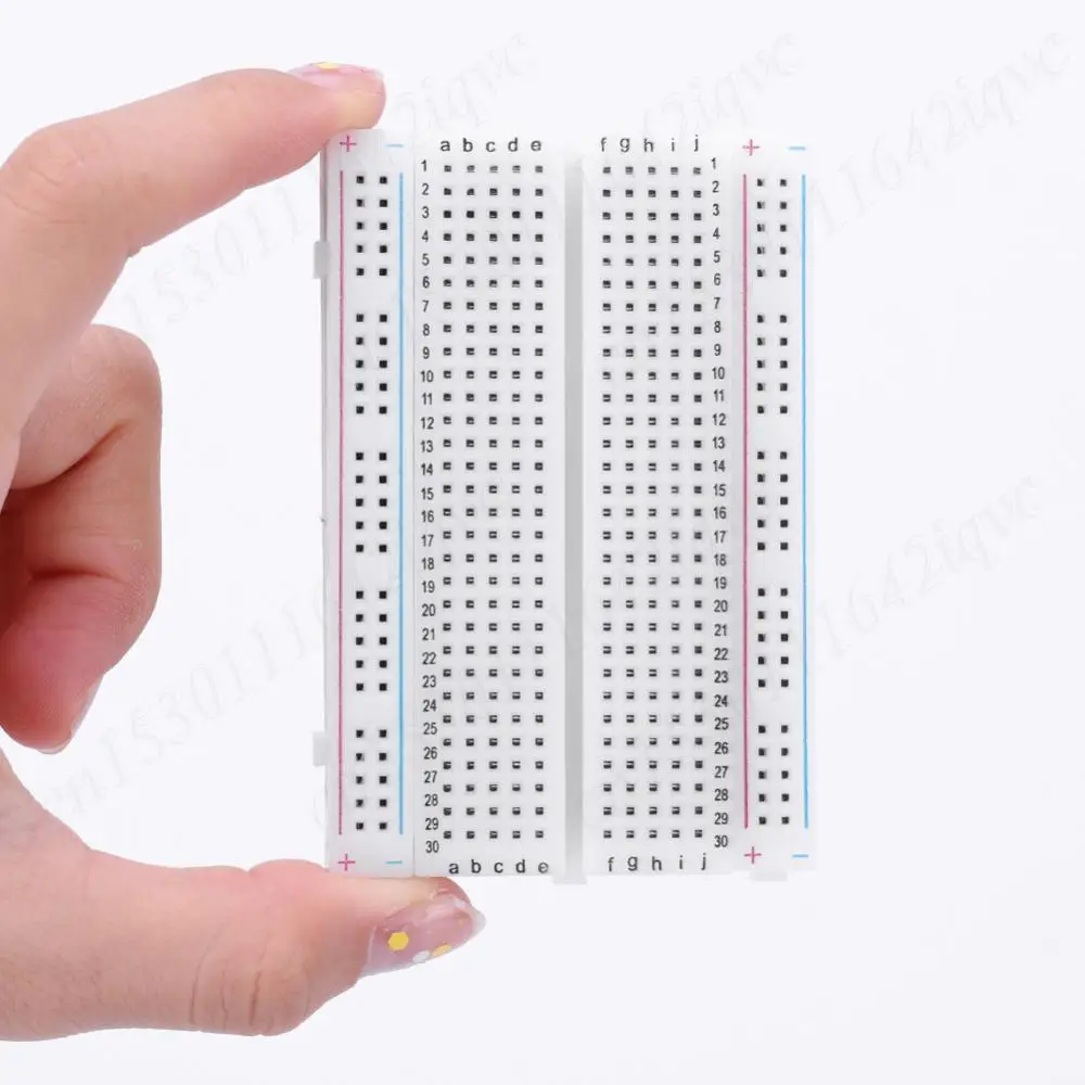 Color: Red, Ships From: CHINA - 1-10Pc 400 Tie Points Solderless PCB Breadboard Spliceable Universal MB102 Breadboard DIY Bread Board for Experiment Test Robot