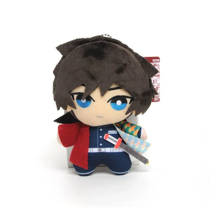 Color: MistyRose, Height: 11cm-30cm - 15cm Japan Anime Demon Slayer Akaza Rui Iguro Obanai Tanjirou Kamado Nezuko Agatsuma Zenitsu Plush Toys Doll Peluche Gift