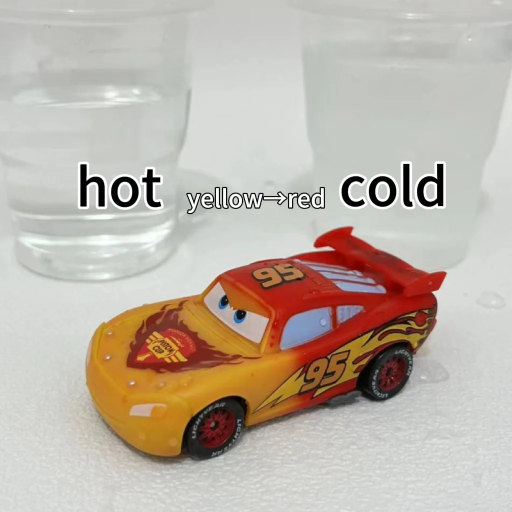 Color: DEEP BLUE - Pixar Cars 3 Temperature-variable Model Disney Lightning Mcqueen Racing Family Mack Uncle Car Toy Boy Girl Children Toys Gift