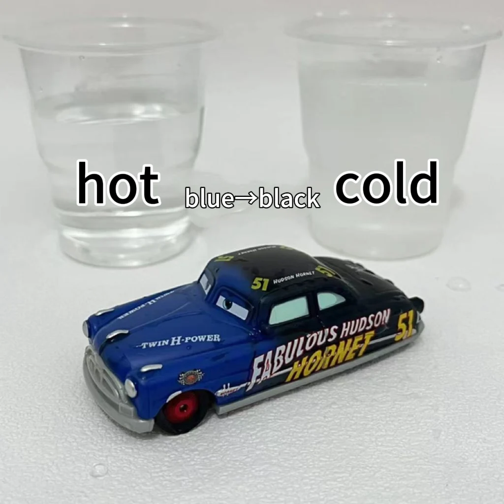 Color: DEEP BLUE - Pixar Cars 3 Temperature-variable Model Disney Lightning Mcqueen Racing Family Mack Uncle Car Toy Boy Girl Children Toys Gift