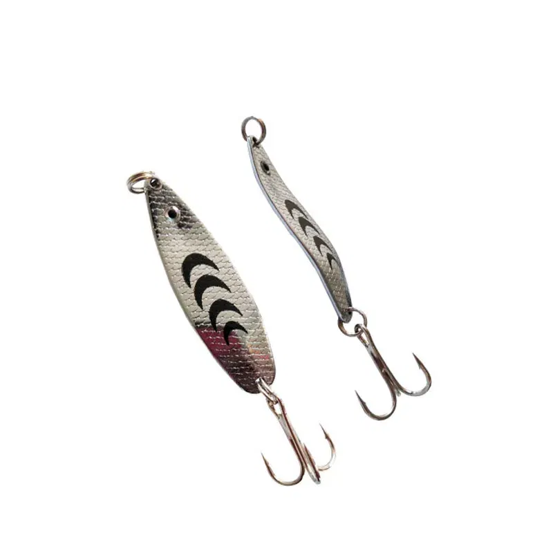 Color: Light Grey - 1PCS Fishing Lures 7g Spoon spinner bait Wobblers Jig Lures pesca isca artificial VIB Sequins Hard Baits for Carp Fishing Tackle
