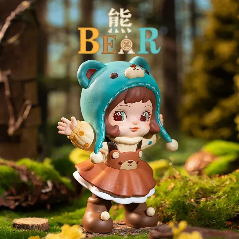 Color: Yellow - In Stock Rolife: Xia Lin Forest Children Series Blind Box Building Blocks Trendy Play Assemble Mobile Models Anime Collection