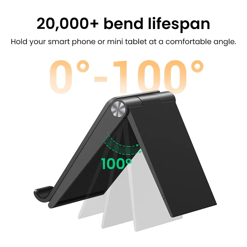 Color: Yellow - UGREEN Phone Stand Holder Desk Cell Phone Dock Stand for iPhone 16 15 14 Pro Max Adjustable Foldable Mobile Phone Holder Stand