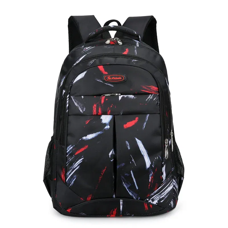 Color: SKY BLUE - New Backpack With Large Capacity Lightweight Pressure Relief Backpack Leisure Travel Student Backpack