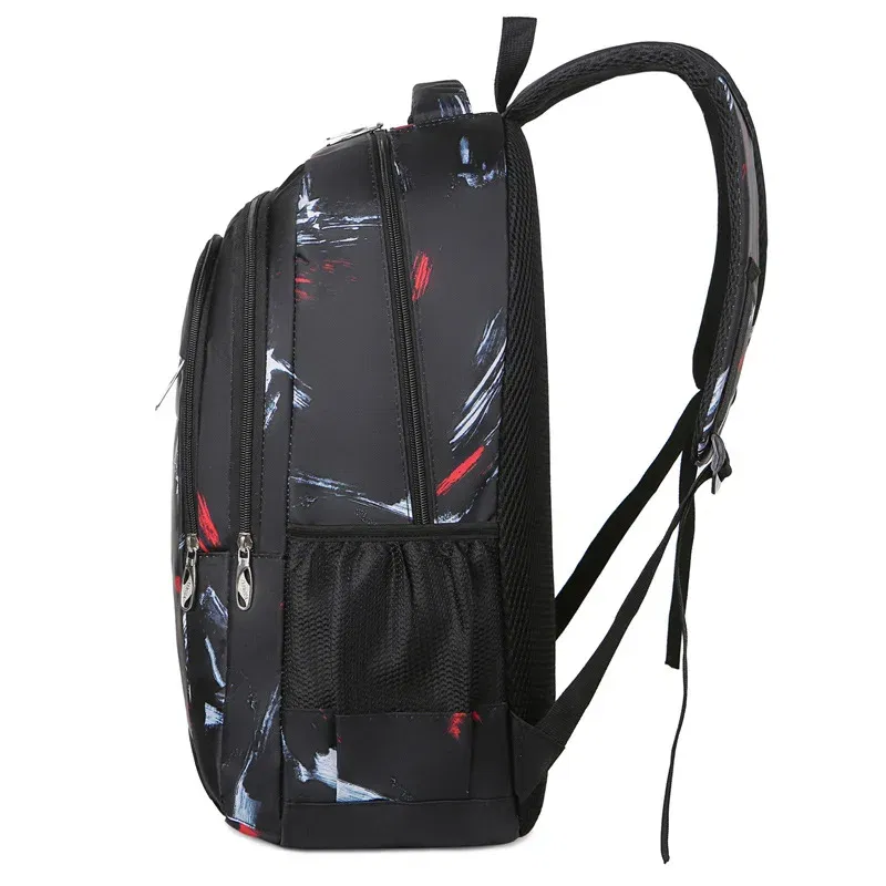 Color: SKY BLUE - New Backpack With Large Capacity Lightweight Pressure Relief Backpack Leisure Travel Student Backpack