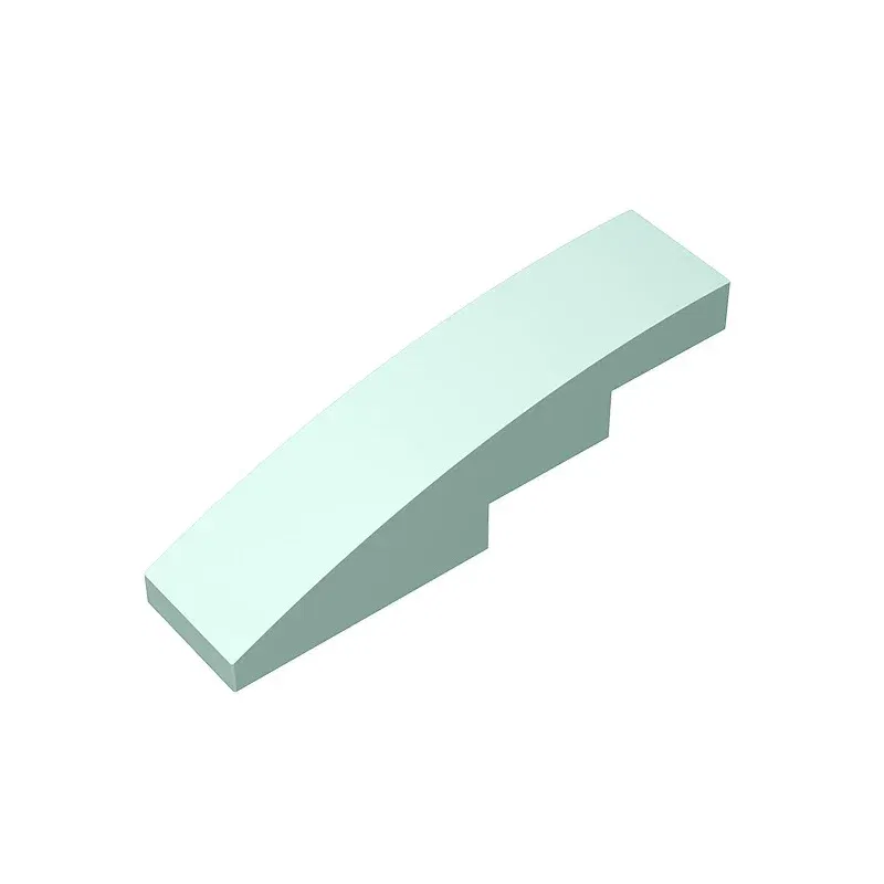 Color: PURPLE - Gobricks GDS-658  Slope, Curved 4 x 1 compatible with lego 11153 61678 pieces of children's DIY Educational Building Blocks