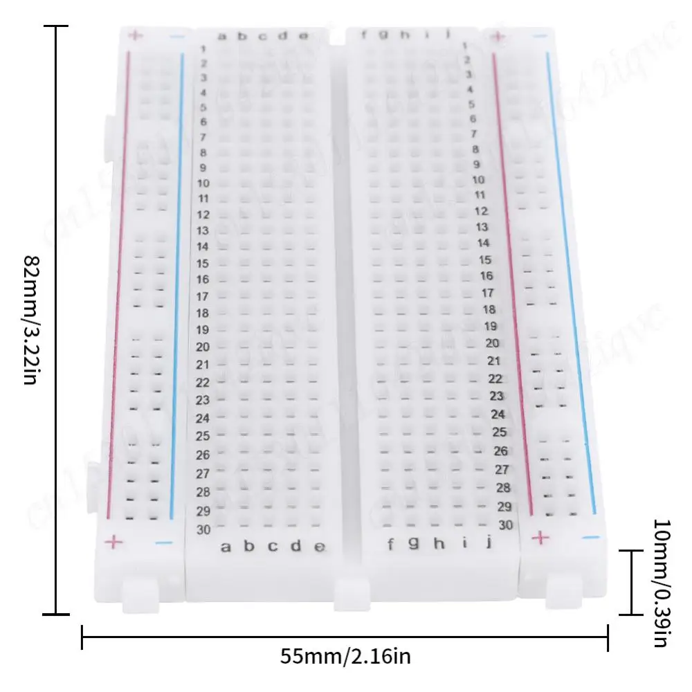 Color: Red, Ships From: CN - 1-10Pc 400 Tie Points Solderless PCB Breadboard Spliceable Universal MB102 Breadboard DIY Bread Board for Experiment Test Robot