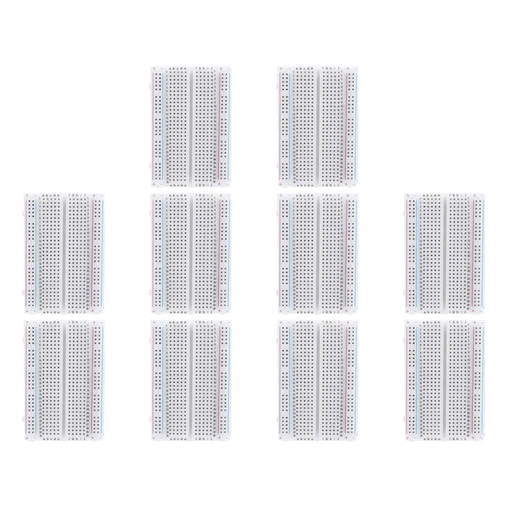 Color: Red, Ships From: CN - 1-10Pc 400 Tie Points Solderless PCB Breadboard Spliceable Universal MB102 Breadboard DIY Bread Board for Experiment Test Robot