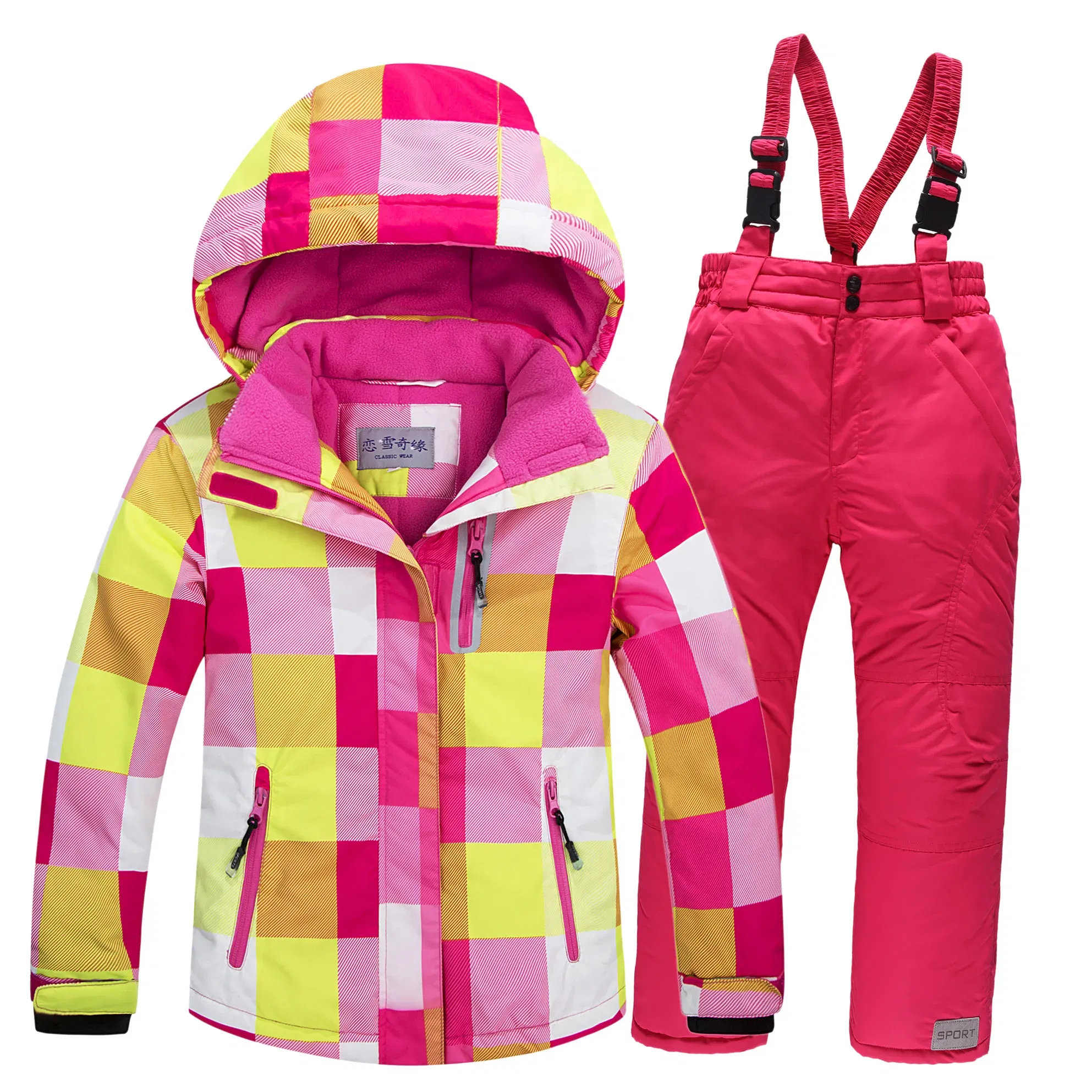Color: black, Kid Size: 3T - OLEKID 2025 Russia Winter Children Boy Ski Suit Waterproof Girl  Jacket Overalls Snowsuit 3-16 Years Kid Teenage Parka Snow Suit