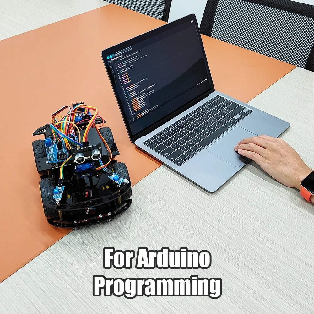 Color: Sky blue, Ships From: CHINA - Programmable Robot Kit For Arduino Project Starter Kit Full Version Professional DIY Electronics Kit Coding Robot with Codes