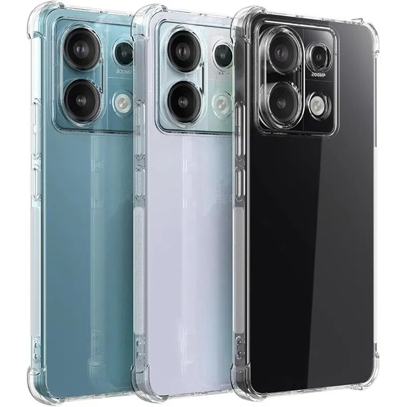 Color: Gold - Luxury Clear Shockproof Case For Xiaomi Redmi Note 13 12 11 Pro Plus Phone Cover on Redmi Note 10 9 PRO MAX 10S 9S Back Cover