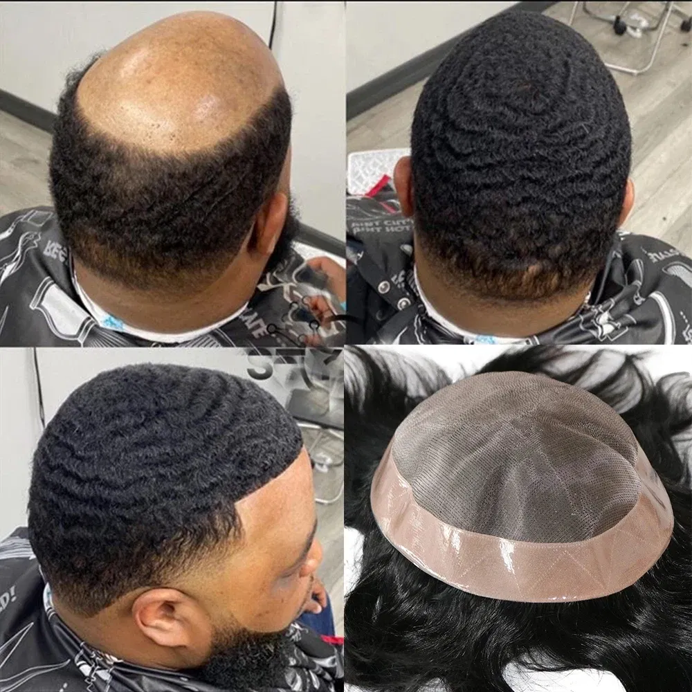 Toupee Color: 8R#, Toupee Density: 130%, Length: 6 inches, Toupee Size: 8x10, Toupee Design: free - 20MM Curly Brown Black Super Durable Mono Lace&Pu Mens Toupee Wig Human Hair 15mm Capillary Prosthesi Weave Replacement For Male