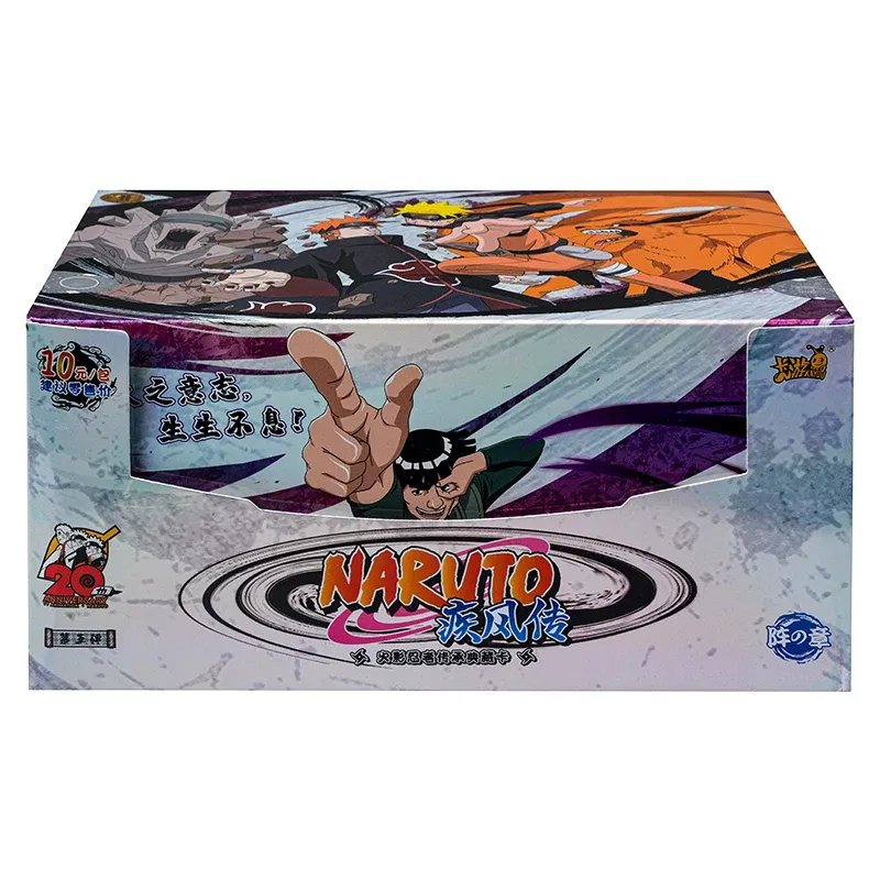 Color: nine - Genuine KAYOU Naruto Cards Soldier Chapter All Chapters Complete Works Series Anime Character Collection Card Child Toy Set