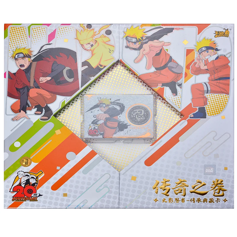 Color: nine - Genuine KAYOU Naruto Cards Soldier Chapter All Chapters Complete Works Series Anime Character Collection Card Child Toy Set