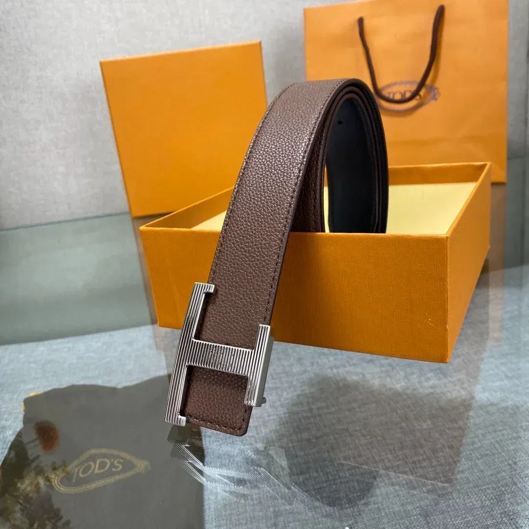 Color: black, Belt Length: 115CM - New Style Leather Belt for Men and Women, Classic Cowhide T Buckle Design Belt, Light Luxury, Classic and Versatile Gift