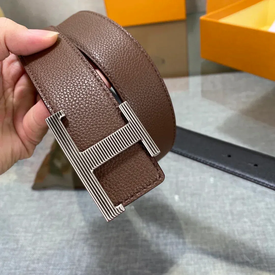 Color: black, Belt Length: 115CM - New Style Leather Belt for Men and Women, Classic Cowhide T Buckle Design Belt, Light Luxury, Classic and Versatile Gift