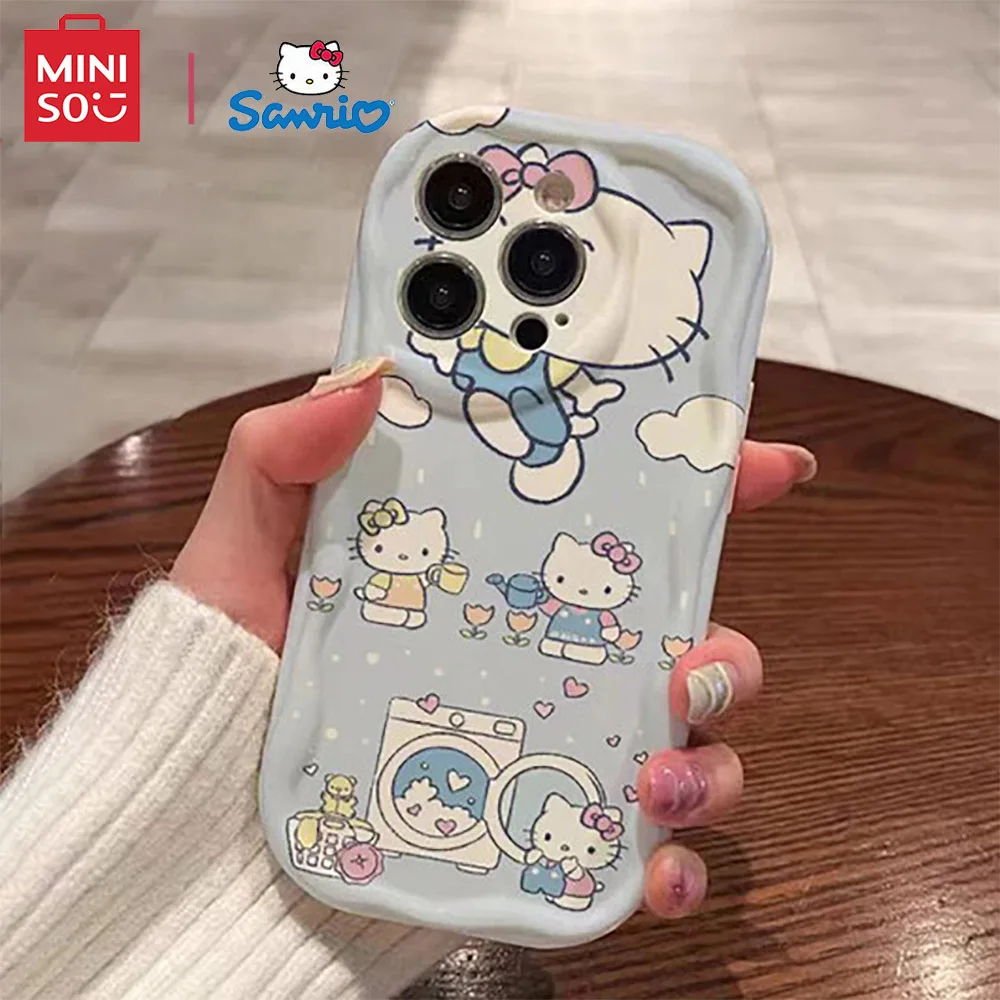 Color: black, Material: Neoprene - Miniso Sanrio Collaboration Hello Kitty Phone Case For  Samsung Galaxy S10 S20 S21 S22 S23 S24 FE Plus Ultra Note 20 Phone Case