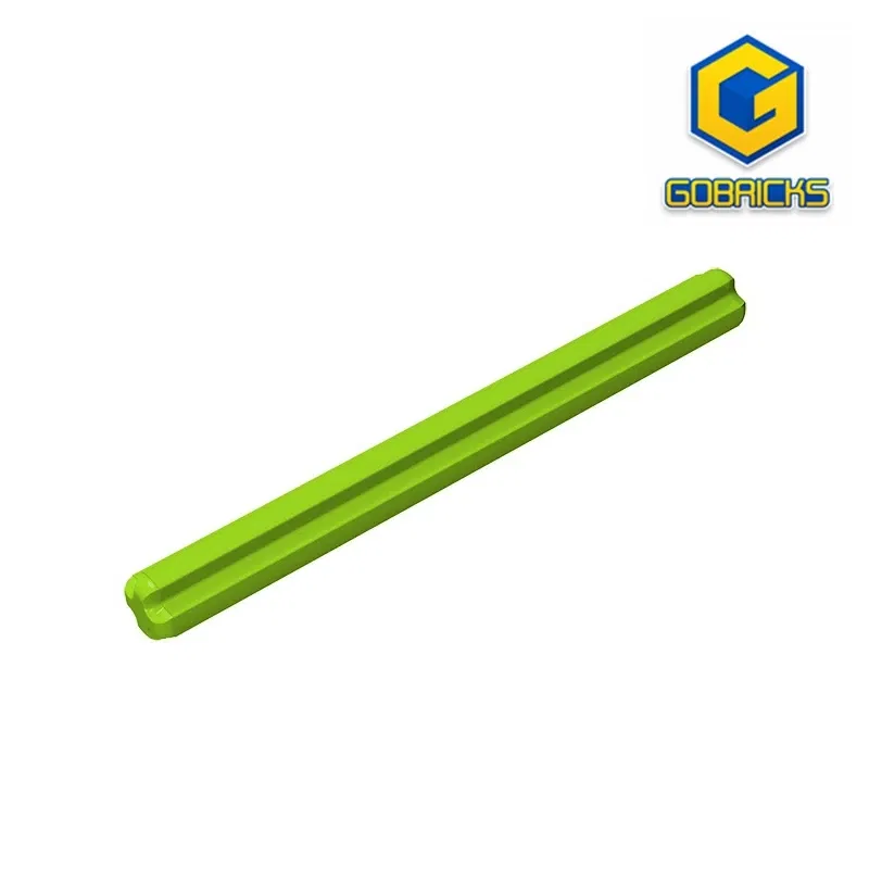 Color: light yellow - Gobricks GDS-576 Technical, Axle 6 compatible with lego 3706 pieces of children's toys Assembles Building Blocks Technical