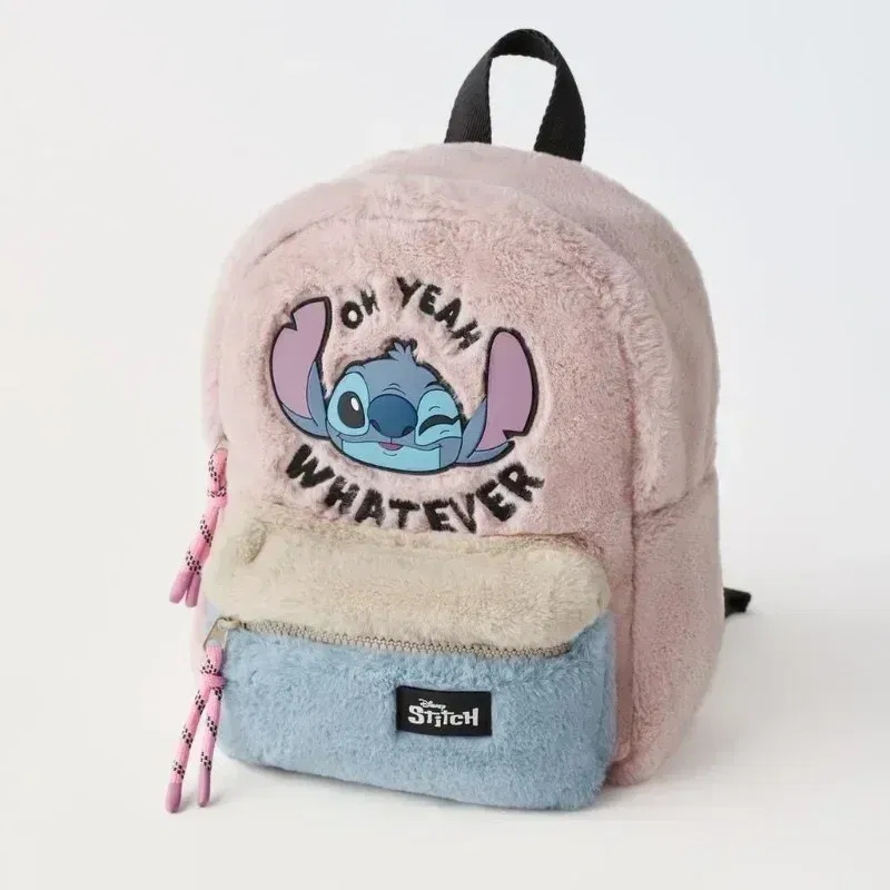 Color: MULTI - Disney New Mickey Cartoon Fashion Backpack Women's Minnie Canvas School Bag Boys and Girls Fashion Large Capacity Backpack