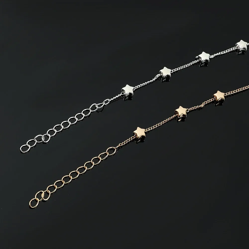 Metal Color: SILVER PLATED, Ships From: CHINA - Beautiful stars Bracelets for Women Korean Fashion Designer Party Wedding Jewelry Holiday Gifts