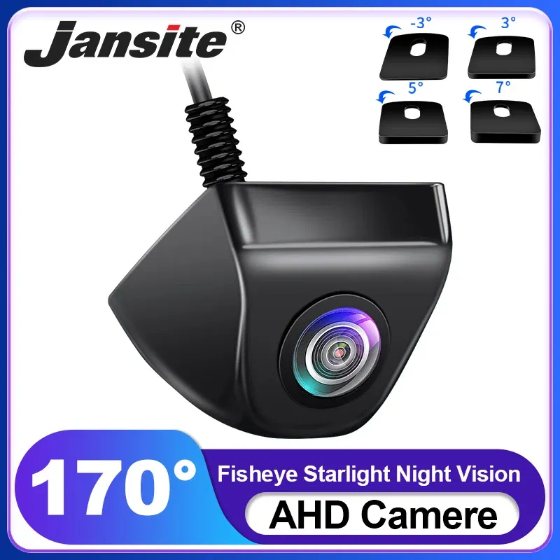 Ships From: CHINA, Color Name: Green - Jansite AHD 1080P Rear View Camera 170?° Fisheye Lens Reverse Camera Night Vision CVBS IP68 Waterproof Universal Parking Camera