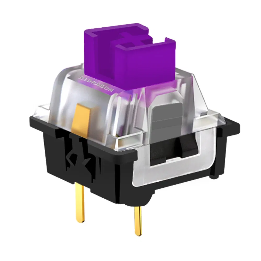 Color: Navy Blue, Axis Body: BLACK SWITCH - REDRAGON SMD RGB MX switch 3Pin Clicky Linear Tactile silent red blue Black Brown Purple Switche For Backlit Mechanical keyboard