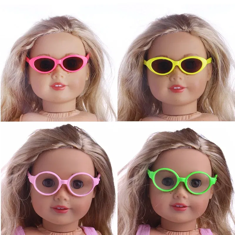 Color: PURPLE - Promotion! Sunglasses Fit 18 Inch American &43 CM Baby Doll Clothes Accessories,Girl's Toys,Our Generation,Birthday Gift