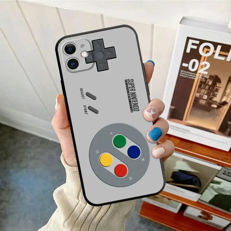 Color: Clear, Material: Microfiber - Retro Camera Games Phone Case For Samsung Galaxy S10 S20 S21 S22 S23 S24 FE Plus Ultra Note 20 Mobile Cover Shell