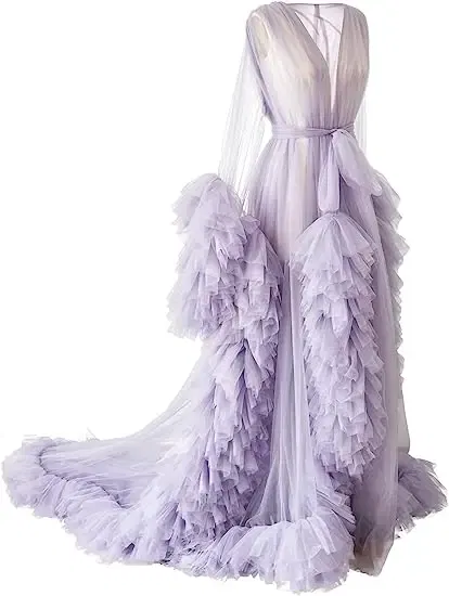 Color: Transparent, Maternity Size: XL, Ships From: CHINA - Tulle Long Maternity Dress Photoshoot  п?»?°?‚ь?µ  photography dresses baby shower dresses for pregnant woman  п?»?°?‚ь?µ д?»я ?±?&m