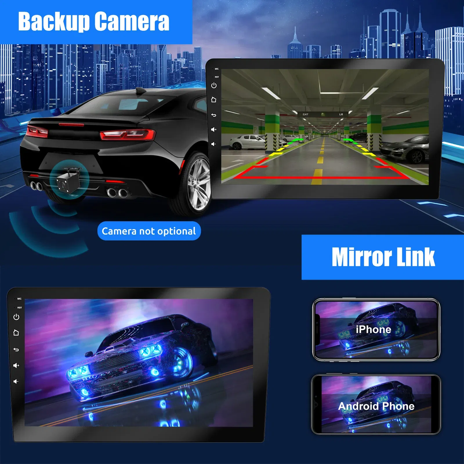 Color: Navy Blue, Ships From: CHINA - ?‹ESSGOO Car Radio 2 Din 7"/9"/10" Carplay Auto Android 13 Mp5 Universal WIFI GPS Car Radio Multimedia Video Player FM Car Stereo