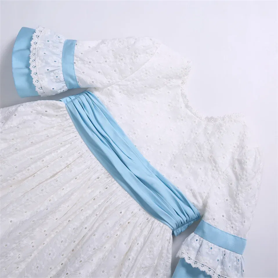 Color: green, Kid Size: 2T - Pettigirl New Summer Casual White Dresses for Girls Kids Childrens Sister Brother Matching Outfits Sizes 2345681012 Years