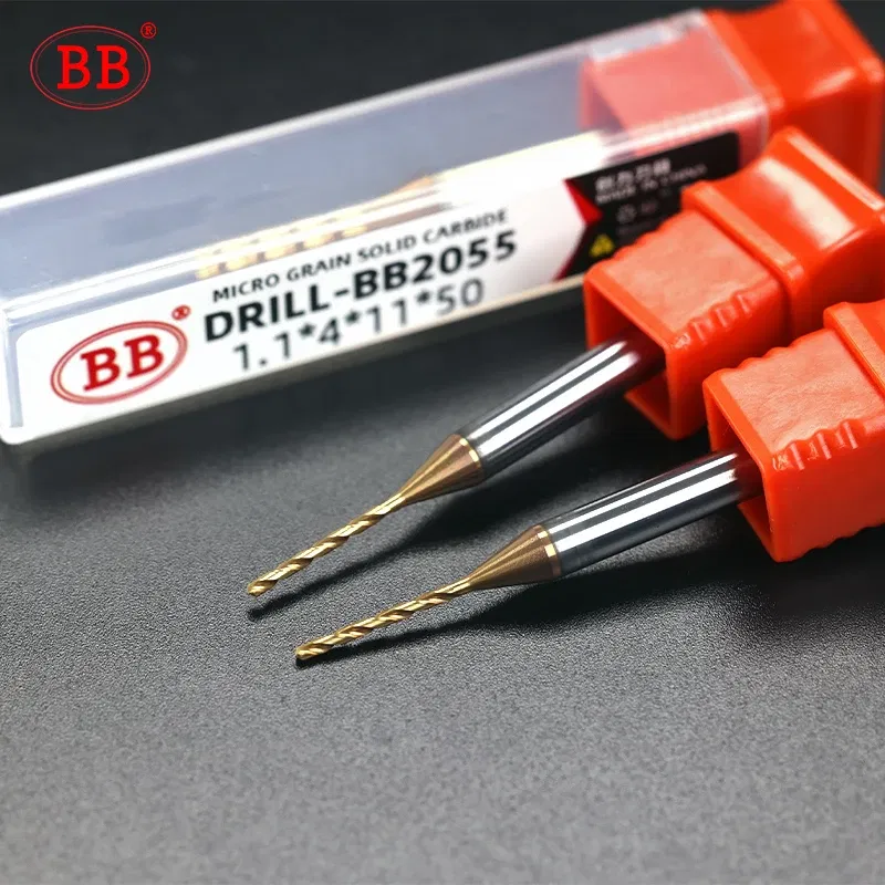 Hole Diameter: 19.5mm - BB 0.3~2.02mm Micro Drill Solid Carbide Bit Mini CNC Hole Making 3D Shank Diameter 4mm D4 Metal Steel Plastic 1PCS