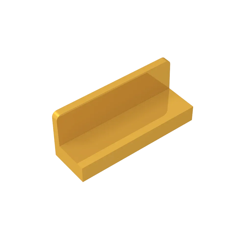 Color: Dark Khaki - Gobricks GDS-M226 Panel 1 x 3 x 1 compatible with lego 23950 Assembles Building Blocks children's toys