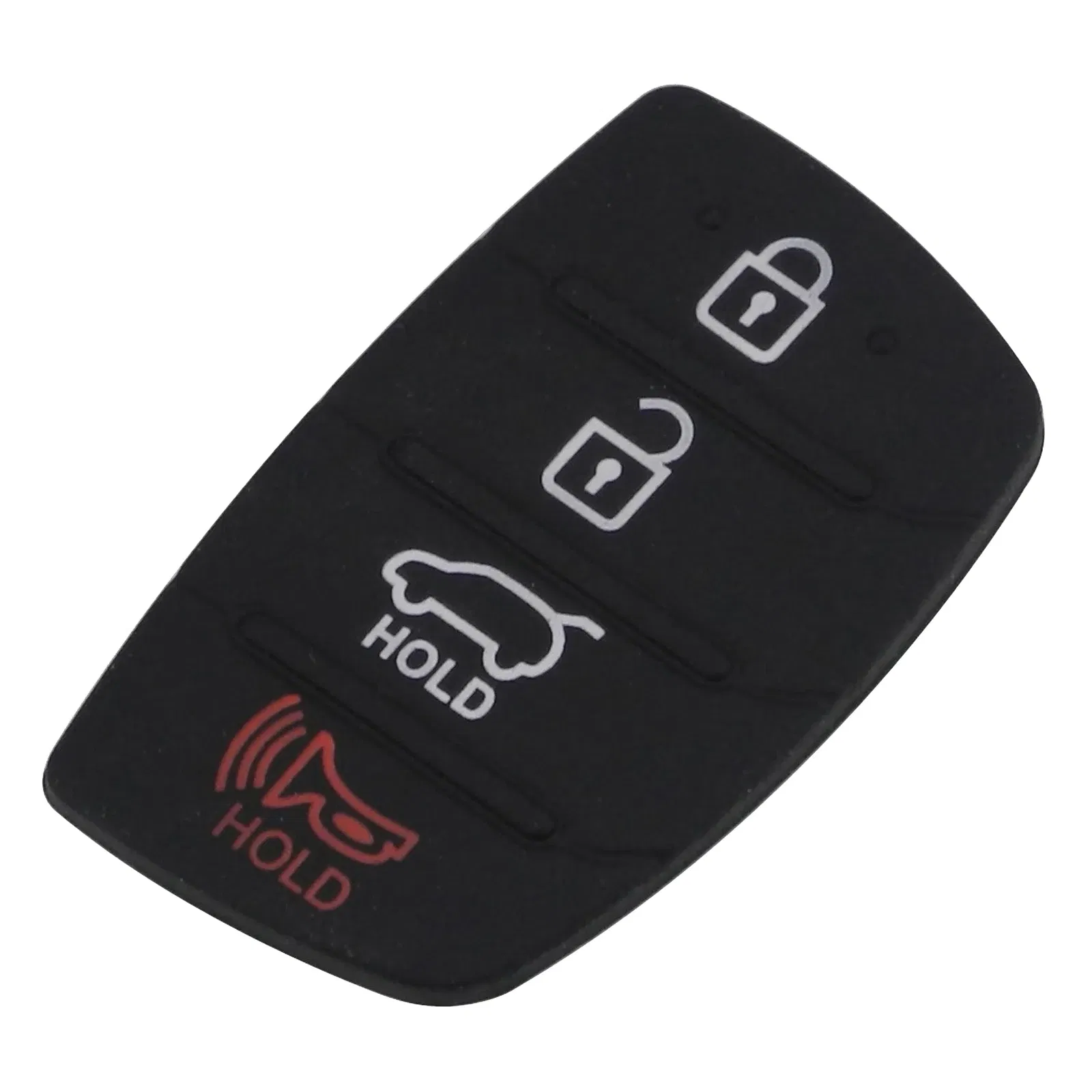 Number of Buttons: 3 Buttons - jingyuqin  3/4 Buttons Silicone Car Key Cover Case Rubber Padbutton For Hyundai I30 i35 iX20 Solaris Verna