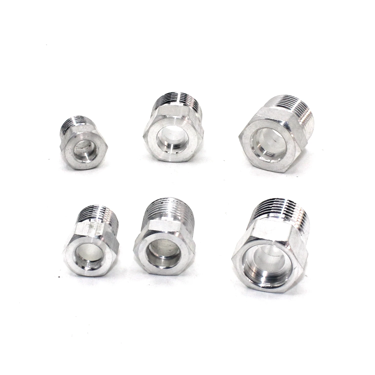 Color Name: Red - Automotive Air Conditioning Hose Connector Pipe Joint R134a/R12 Outer Tooth Welding Aluminum Pipe Head Conversion Fittings
