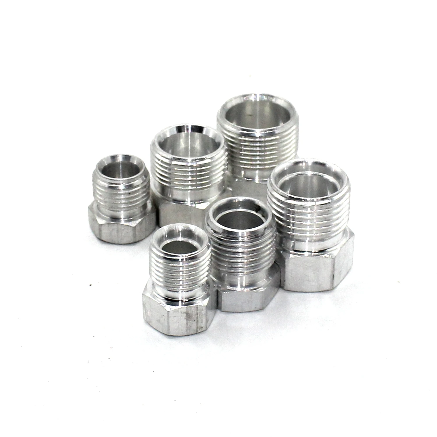 Color Name: Red - Automotive Air Conditioning Hose Connector Pipe Joint R134a/R12 Outer Tooth Welding Aluminum Pipe Head Conversion Fittings