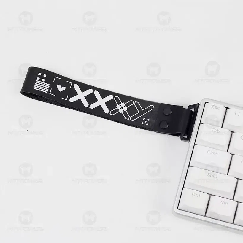 Color: WHITE - Keyboard Ribbon Mechanical Keyboard Strap Customization Magnetic Axis Keyboard Strap Wooting Atk68 Drunkdeer Looting Decor